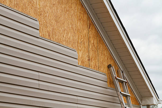 Professional Emergency Siding Repair technician working in Cherry Hill, VA